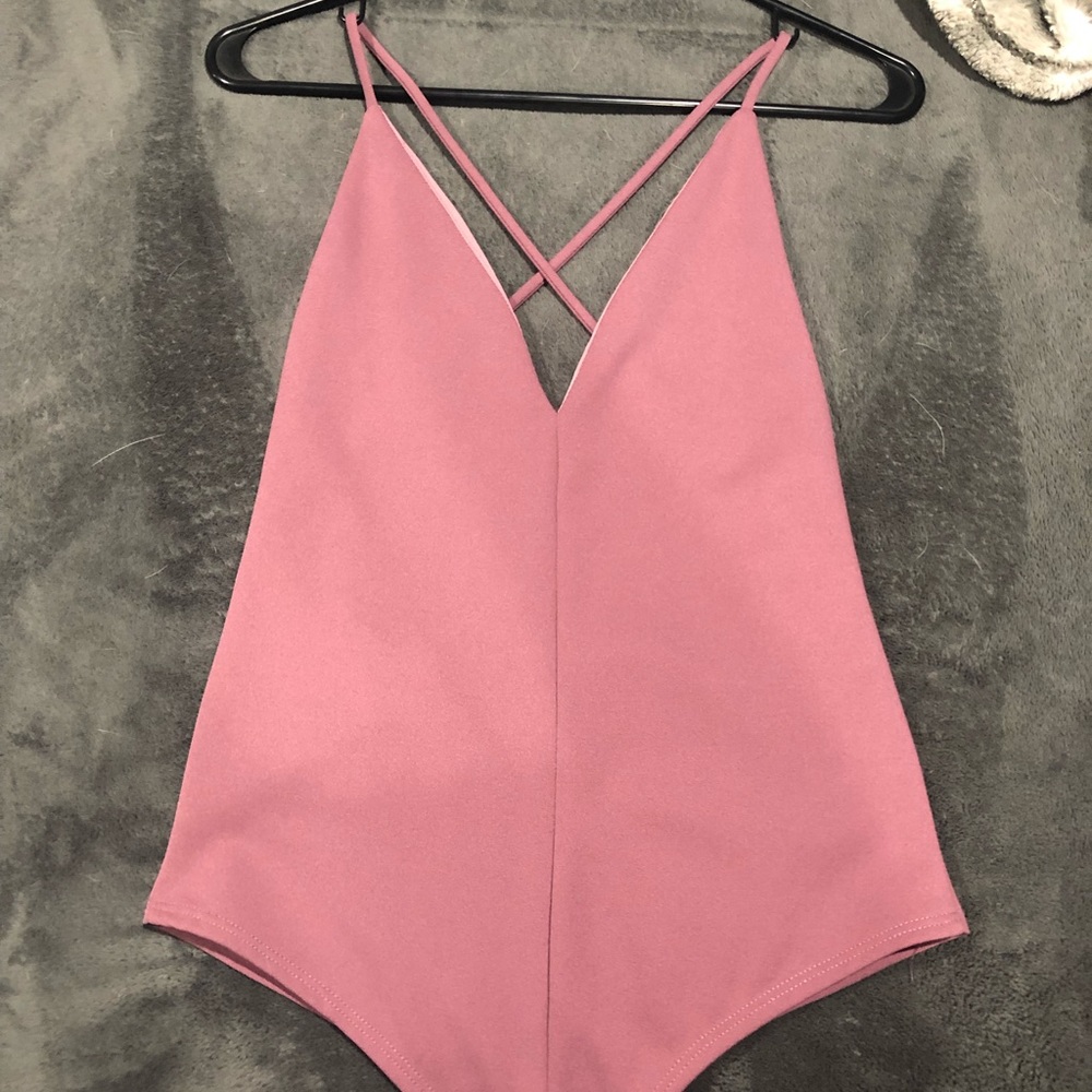 Fushia body suit from TOBI